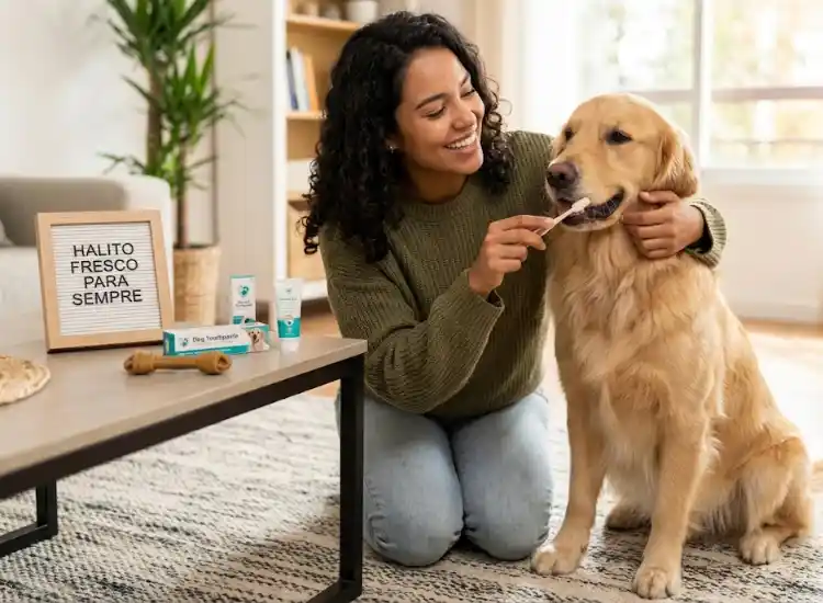 mau hálito do cachorro