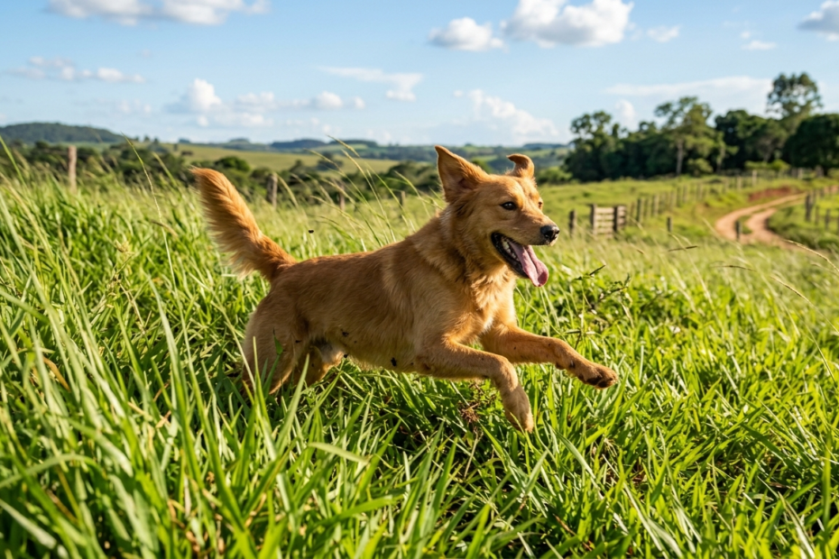 cachorro correndo