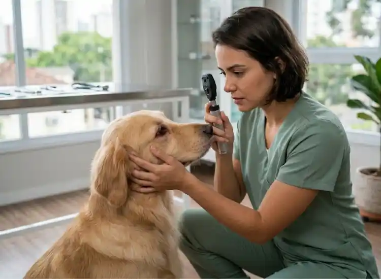 problemas oculares em cachorro